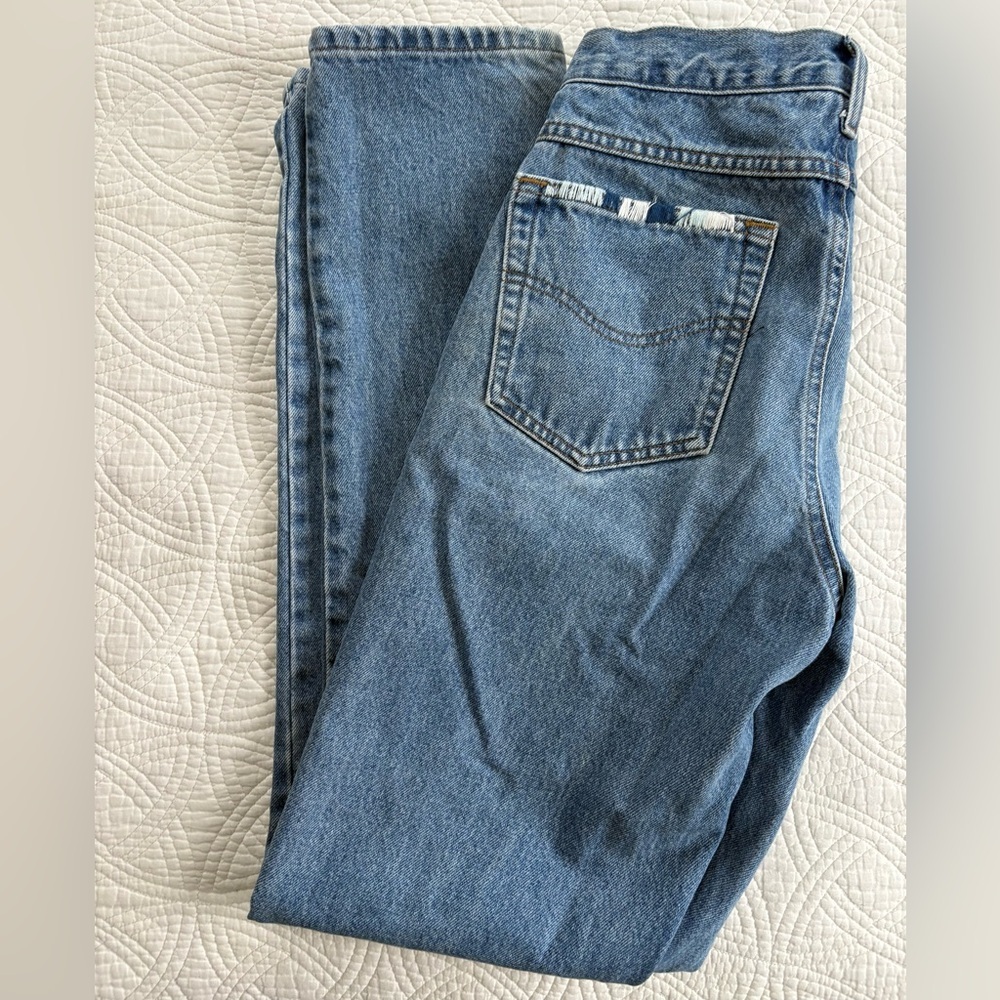 Carhartt Custom embroidered Vintage  Denim waist 30 inseam 34 - Picture 8 of 13